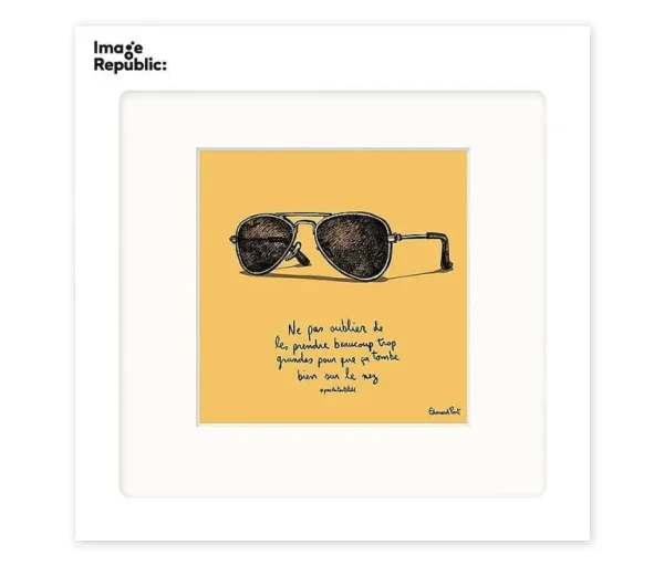 Affiche Pas Du Tout Cliche 60 - Solaires Couleur-IMAGE REPUBLIC Online