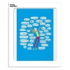 Affiche Soledad - Bulles Bleu-IMAGE REPUBLIC Best