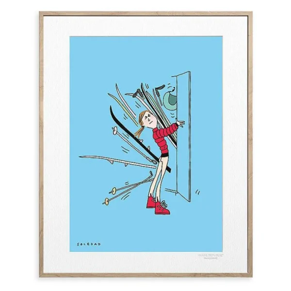 Affiche Soledad - Casier A Ski-IMAGE REPUBLIC Store