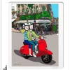 Affiche Soledad - Scooter Flore-IMAGE REPUBLIC Outlet