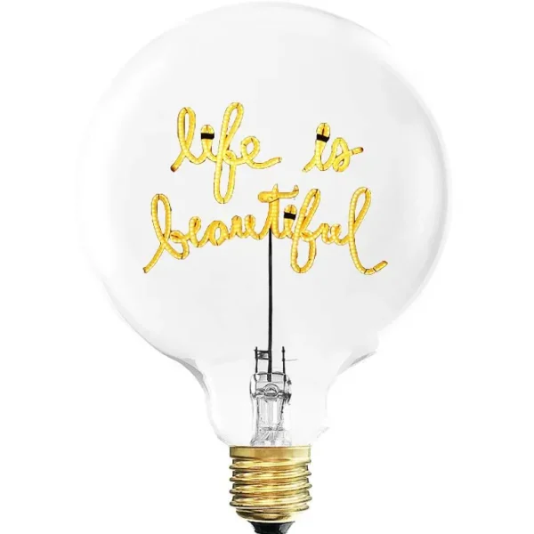 Ampoule Life Is Beautiful / H 17 Cm-ELEMENTS LIGHTING Online