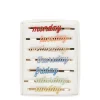 7 Barrettes Cheveux Jour De La Semaine-MERI MERI Cheap