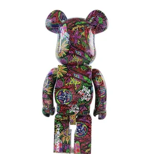 Bearbrick 1000% Psychedelic Paisley-ARTOYZ Shop