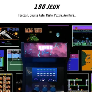 Borne Arcade Bois-RESET CLUB Shop