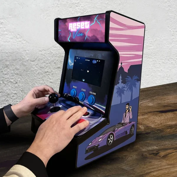 Borne Arcade Bois-RESET CLUB Shop