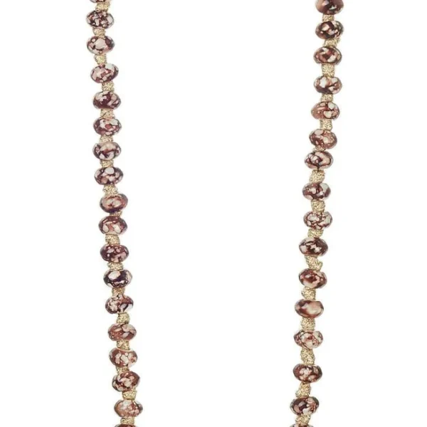 Chaine De Telephone Bijou - Jasna Perles Marron-LA COQUE FRANÇAISE New
