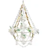 Chandelier Fleurs Blanches-MERI MERI Online