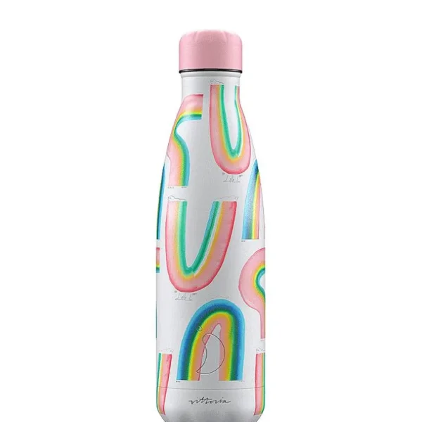 Chilly'S Bouteille Isotherme 500 Ml Serie Artistes - Rainbows Galore-CHILLY S Hot