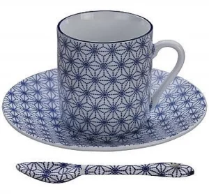 Coffret 4 Tasses Espresso Nippon Bleu-CNB TOKYO DESIGN Cheap