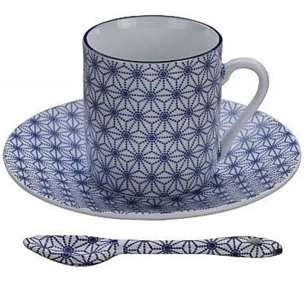 Coffret 4 Tasses Espresso Nippon Bleu-CNB TOKYO DESIGN Cheap