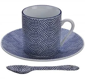 Coffret 4 Tasses Espresso Nippon Bleu-CNB TOKYO DESIGN Cheap