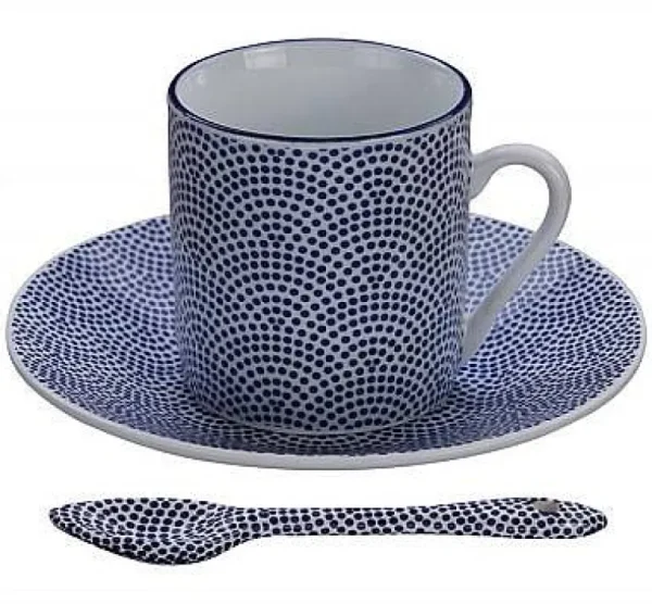 Coffret 4 Tasses Espresso Nippon Bleu-CNB TOKYO DESIGN Cheap