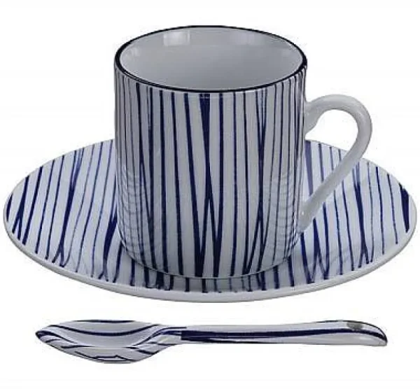 Coffret 4 Tasses Espresso Nippon Bleu-CNB TOKYO DESIGN Cheap