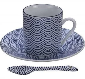 Coffret 4 Tasses Espresso Nippon Bleu-CNB TOKYO DESIGN Cheap