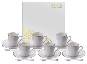 Coffret 6 Tasses Expresso - Blanc Nippon-CNB TOKYO DESIGN Cheap