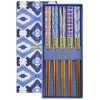 Coffret De 5 Baguettes - Blue Kasuri-CNB TOKYO DESIGN Best Sale