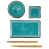 Coffret Sushis Glassy - Turquoise-CNB TOKYO DESIGN Cheap