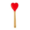 Cuillere Silicone Coeur Rouge-RICE New