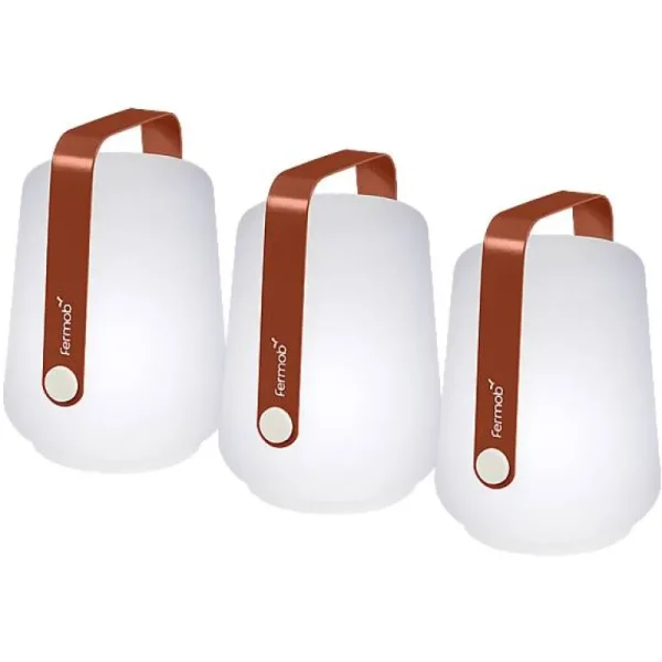 Set De 3 Mini Lampes Rechargeables - Ocre Rouge-FERMOB Best Sale