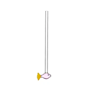 Ichendorf Set De 2 Pailles Poisson - Orange Et Rose-CORRADO CORRADI Cheap