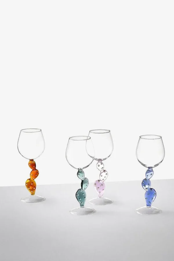 Ichendorf Verre A Vin Cactus Bleu-CORRADO CORRADI Outlet