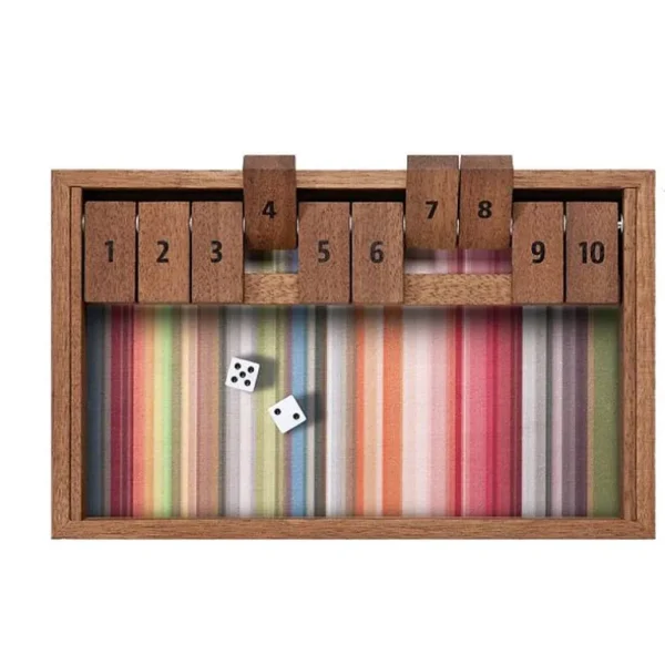 Jeu Shut The Box-REMEMBER New