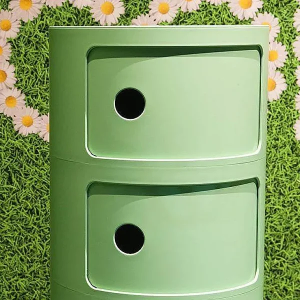 Rangement Componibili Bio 3 Tiroirs - Vert-KARTELL Shop