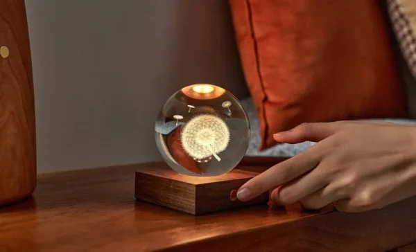 Lampe Boule De Cristal Lumineuse O 8 Cm-GINGKO Sale
