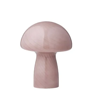 Lampe Champignon H.23 Cm - Vieux Rose-COZY LIVING Online