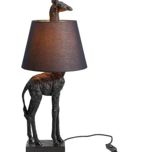 Lampe Girafe Noir Mat - H 71 Cm-KARE DESIGN Cheap
