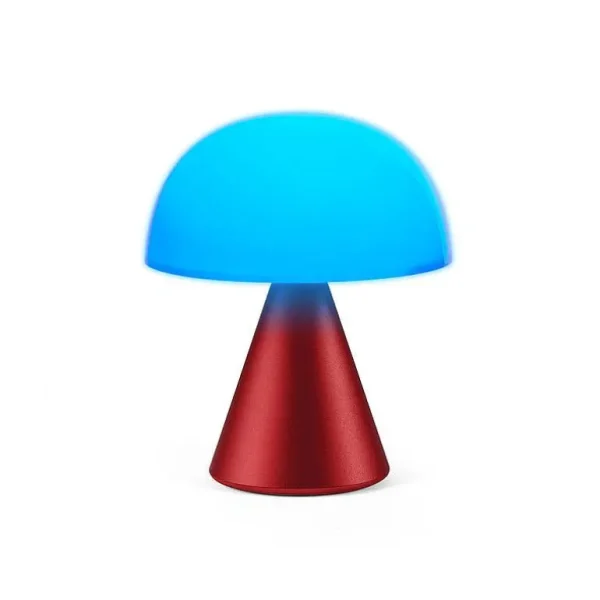 Lampe Led Portable Mina M 11Cm - Rouge Fonce-LEXON Store