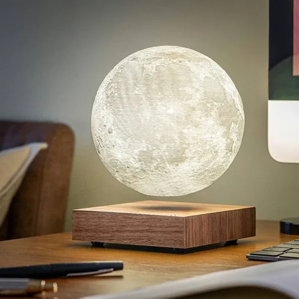 Lampe Smart Moon - Bois Noyer-GINGKO Best