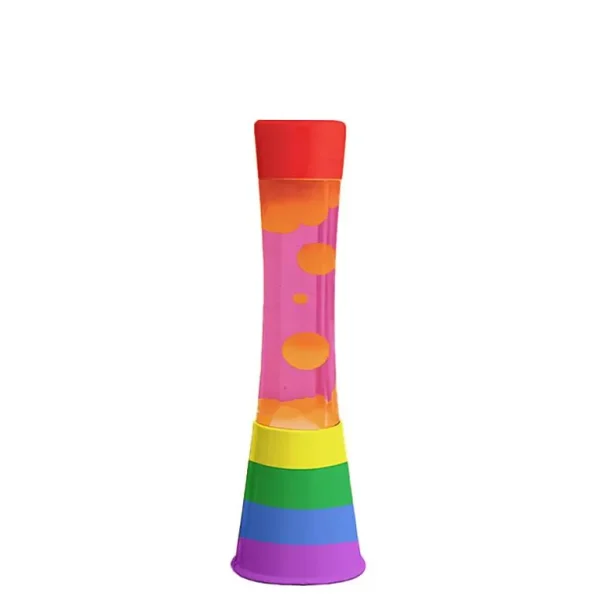 Lava Lampe H.40Cm - Rainbow Liquide Rose Lave Orange-FISURA Flash Sale