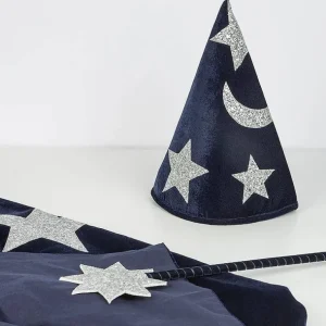Deguisement De Sorcier Velours Bleu-MERI MERI New