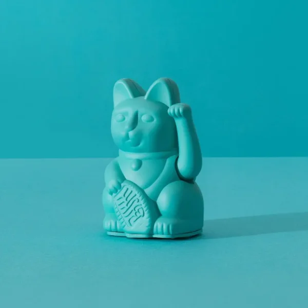 Mini Lucky Cat - Turquoise-DONKEY PRODUCTS Cheap