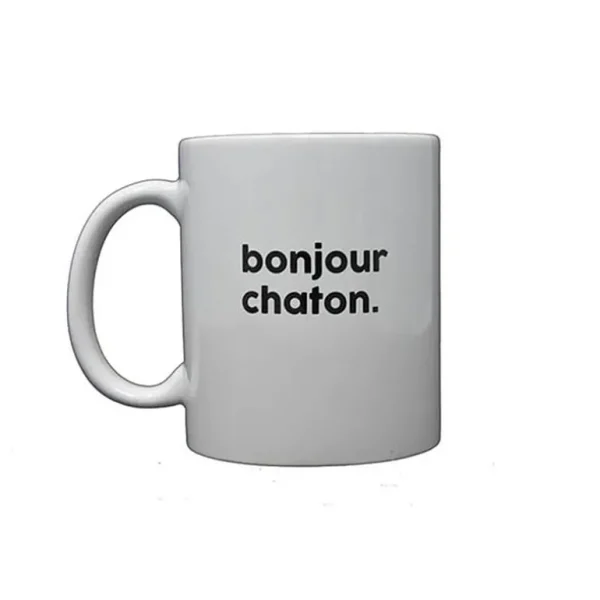Mug Message - Bonjour Chaton-FÉLICIE AUSSI Flash Sale