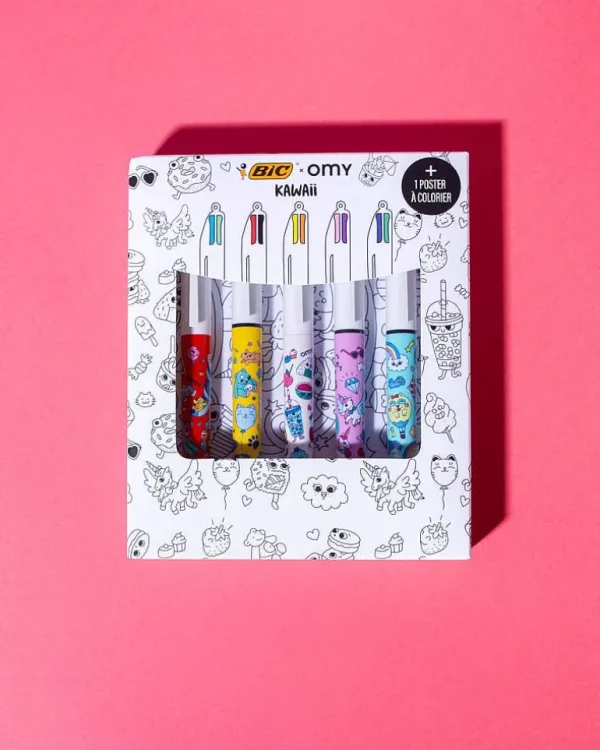 Coffret 5 Stylos Kawai-OMY Clearance