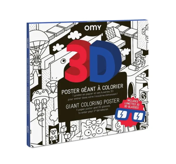 Poster De Coloriage Geant 3D-OMY Fashion