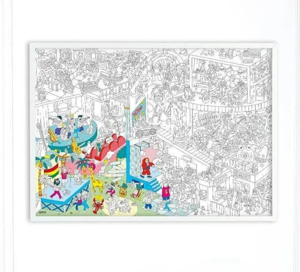 Poster Geant A Colorier- Music-OMY Shop