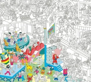 Poster Geant A Colorier- Music-OMY Shop
