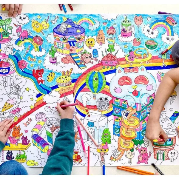 Poster Geant A Colorier - Kawai-OMY Shop