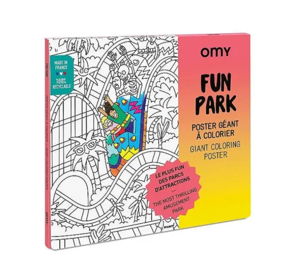Poster Geant A Colorier - Fun Park-OMY Store