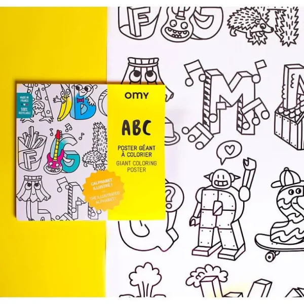 Poster Geant A Colorier - Abc-OMY Fashion