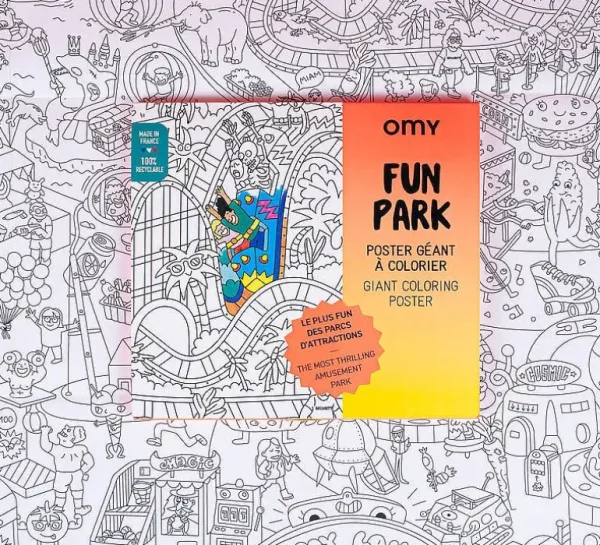 Poster Geant A Colorier - Fun Park-OMY Store