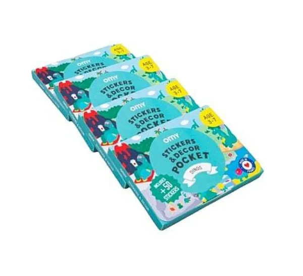 Stickers Décor Pocket - Dinos-OMY New