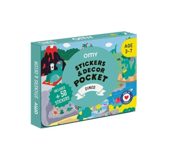 Stickers Décor Pocket - Dinos-OMY New