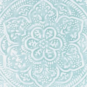 Plateau Berbere O 35 Cm - Bleu Ciel-RYON DISTRIBUTION Store