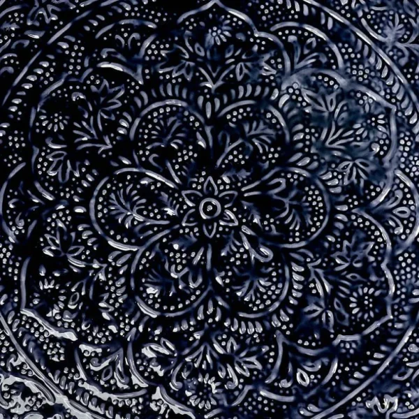 Plateau Berbere O 60 Cm - Bleu Marine-RYON DISTRIBUTION Outlet