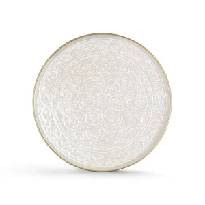 Plateau Berbere O 45 Cm - Blanc-RYON DISTRIBUTION Cheap