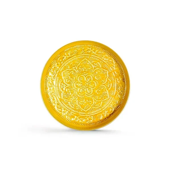 Plateau Berbere O 35 Cm - Moutarde-RYON DISTRIBUTION Online